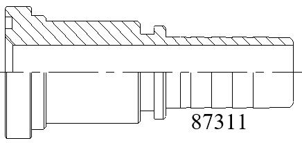 87311 SAE3000PSI法蘭接頭系列